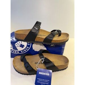 Birkenstock Mayari Black, Narrow Fit-EU-40 US-9 Womens Sandals